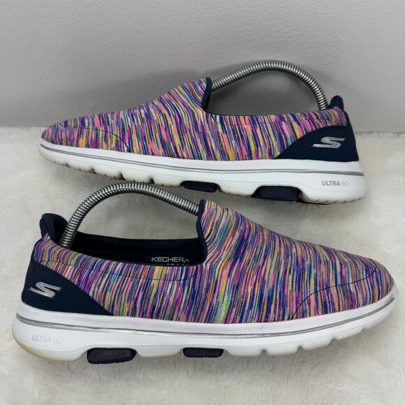 Skechers GoWalk 5 Multicolor Casual Sneakers Women’s Size 11 - Picture 6 of 10